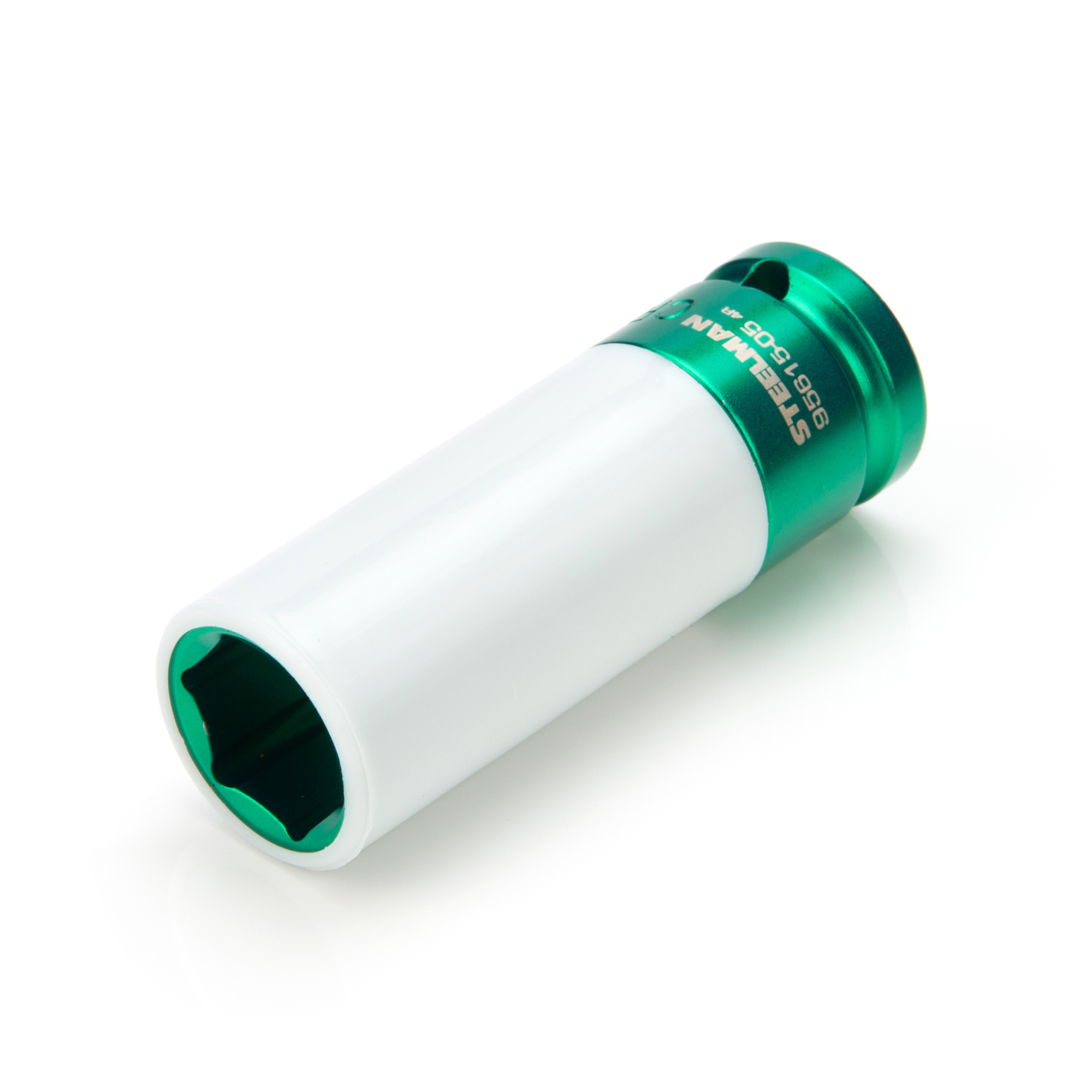 STEELMAN 1/2in. Drive 3/4in. Nylon Sleeved Impact Socket (Green), Model# 95615-05